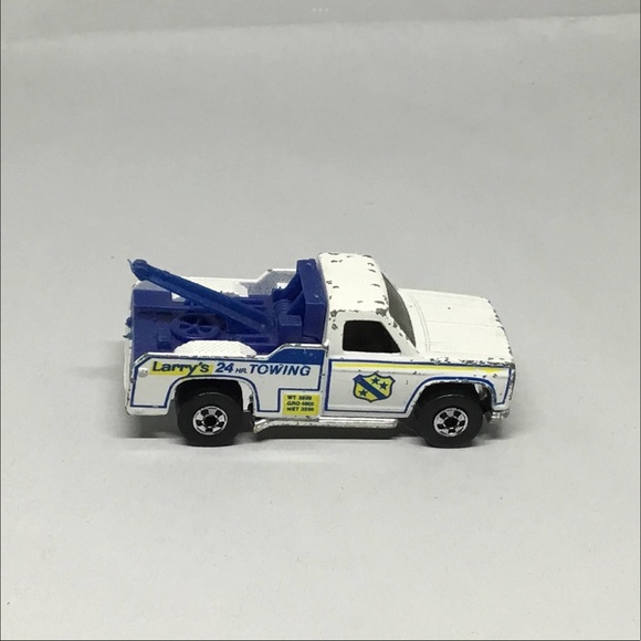 Vintage Hot Wheels Mattel 1974 Larry’s 24hr Towing Matchbox Car - Picture 2 of 8